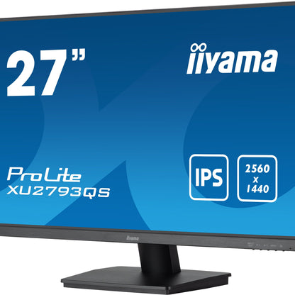 iiyama ProLite XU2793QS-B7 computer monitor 68.6 cm (27") 2560 x 1440 pixels 4K Ultra HD LED Black
