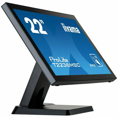 iiyama ProLite T2236MSC-B2 22" 10 point Touch Screen with edge-to-edge glass and AMVA panel