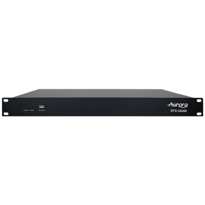 Aurora DTX-1616D 16x16 Dante DSP with 16x16 analog in and out