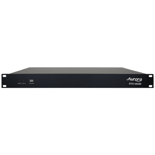 Aurora DTX-1616D 16x16 Dante DSP with 16x16 analog in and out