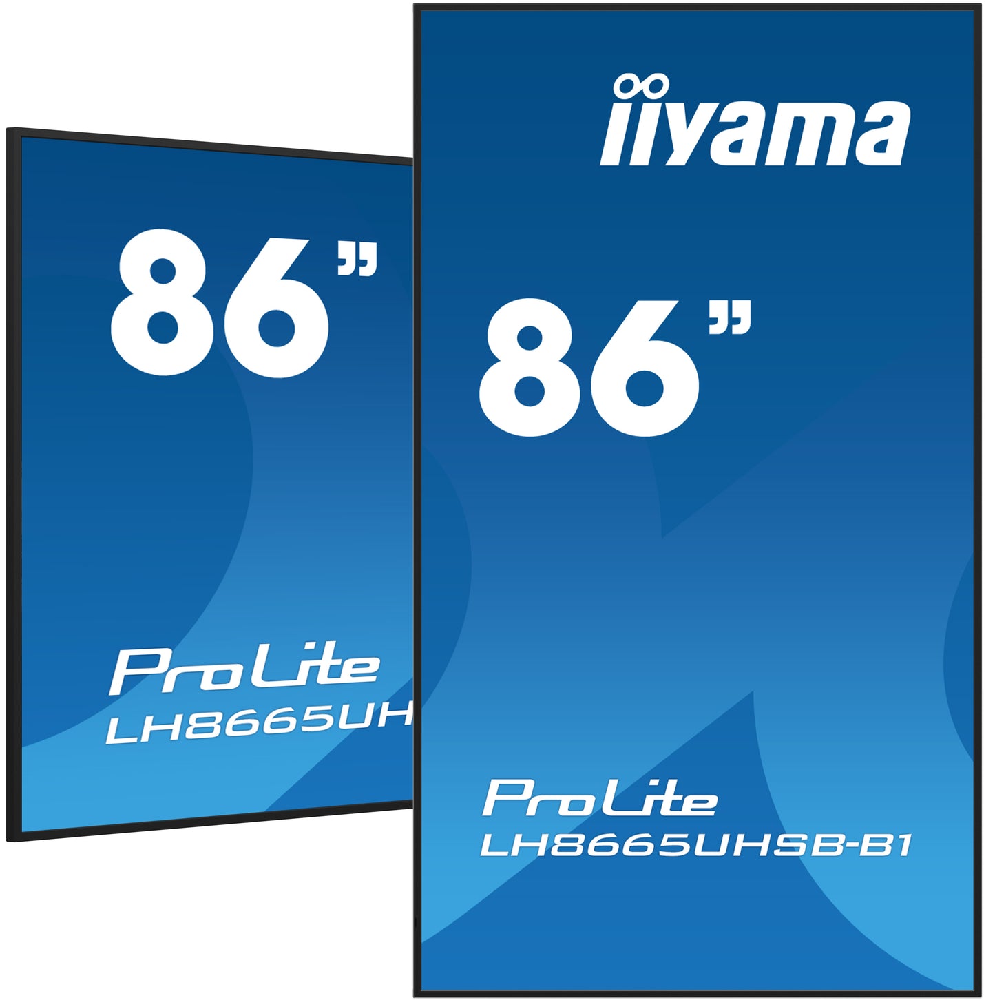 iiyama LH8665UHSB-B1 Signage Display Kiosk design 2.18 m (86") LED Wi-Fi 800 cd/m² 4K Ultra HD Black Built-in processor Android 11 24/7