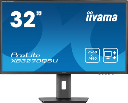 iiyama ProLite XB3270QSU-B1 computer monitor 81.3 cm (32") 2560 x 1440 pixels Wide Quad HD LED Black