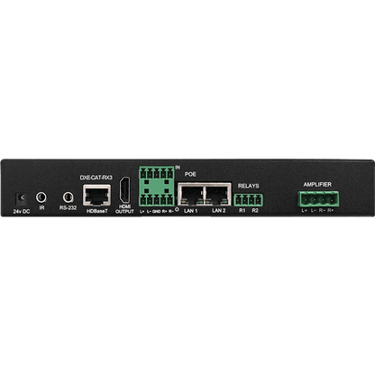 Aurora Multimedia DXE-CAT-RX3 HDBaseT Receiver w/Dual Relay & Audio