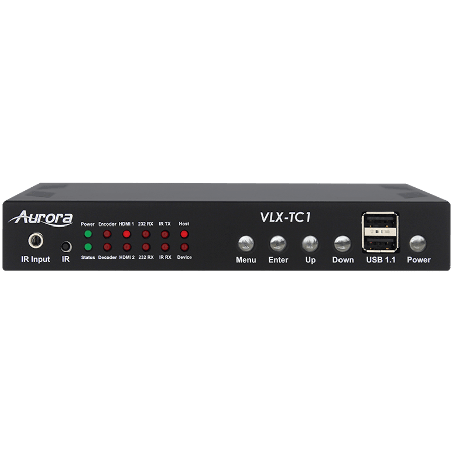 Aurora VLX-TC1-CF 4K 1Gbps AV-over-IP Transceiver Box