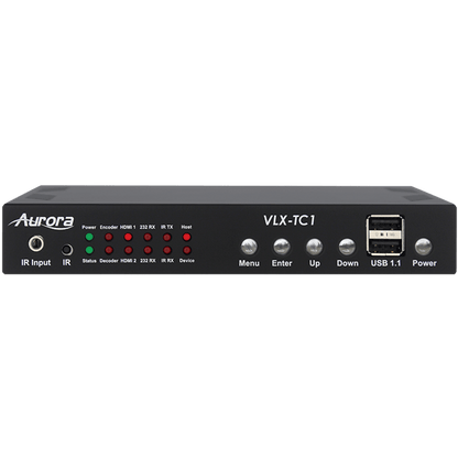 Aurora VLX-TC1-CF 4K 1Gbps AV-over-IP Transceiver Box