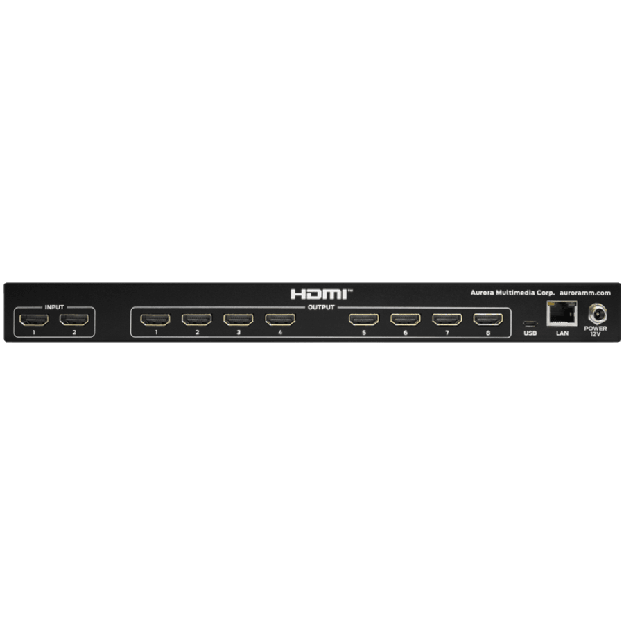 Aurora DXE-218 2-to-8 HDMI 4k Advanced Splitter