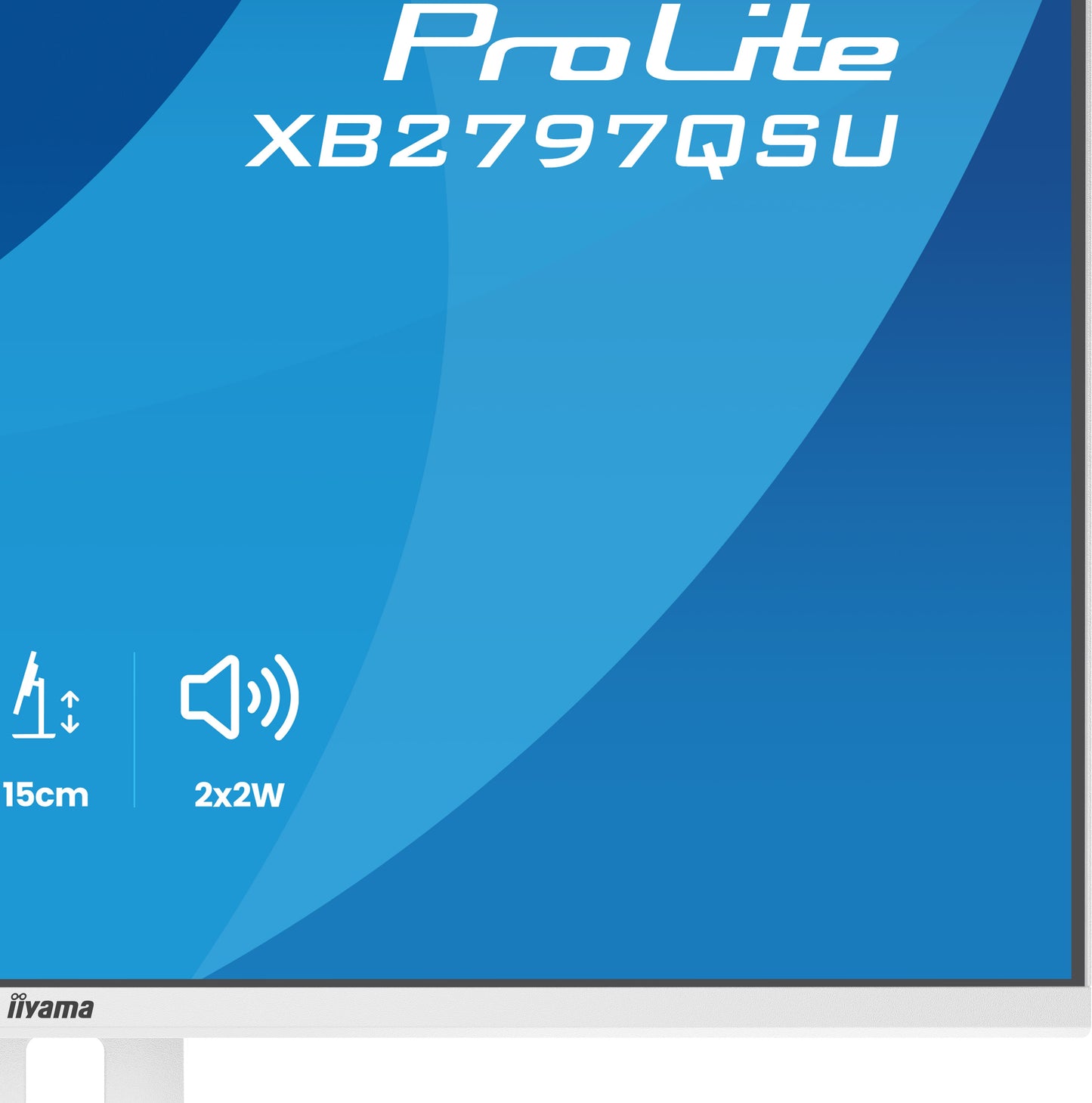 iiyama ProLite XB2797QSU-W1 computer monitor 68.6 cm (27") 2560 x 1440 pixels Quad HD LED White