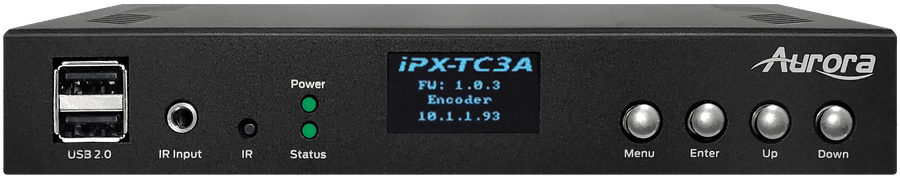 Aurora IPX-TC3A-DF-Pro 3rd Gen 4K 10Gbps AV-over-IP Transceiver Box