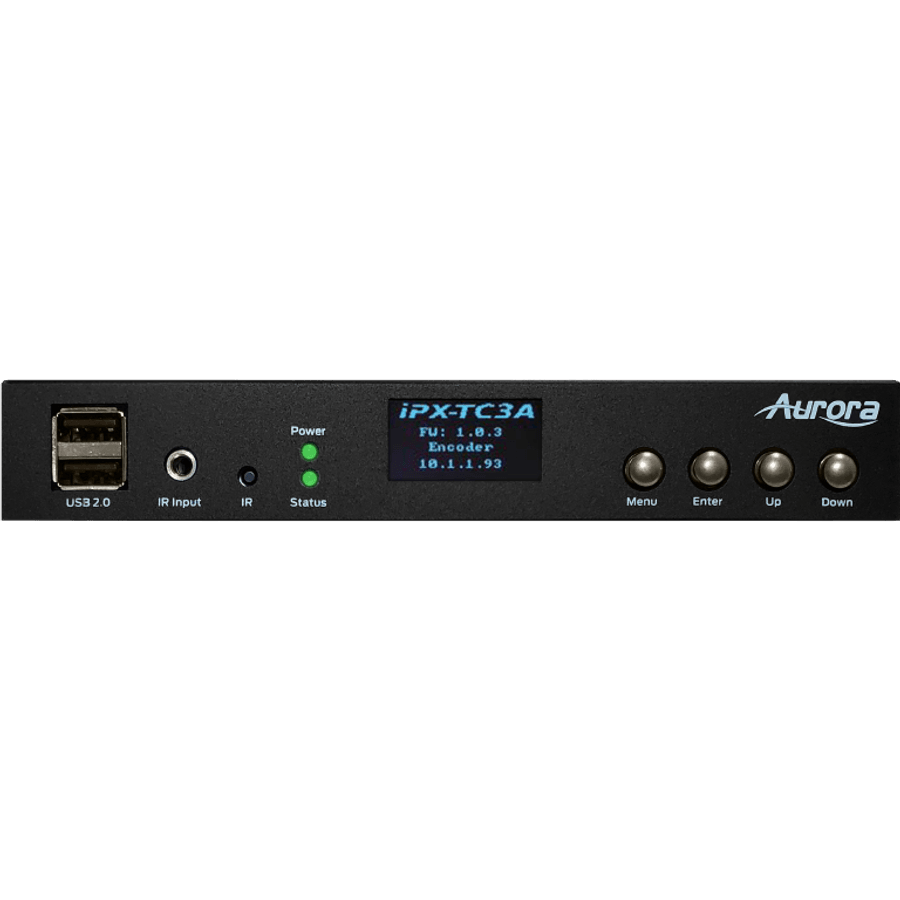 Aurora IPX-TC3A-DF-Pro 3rd Gen 4K 10Gbps AV-over-IP Transceiver Box