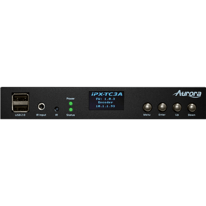 Aurora IPX-TC3A-DF-Pro 3rd Gen 4K 10Gbps AV-over-IP Transceiver Box