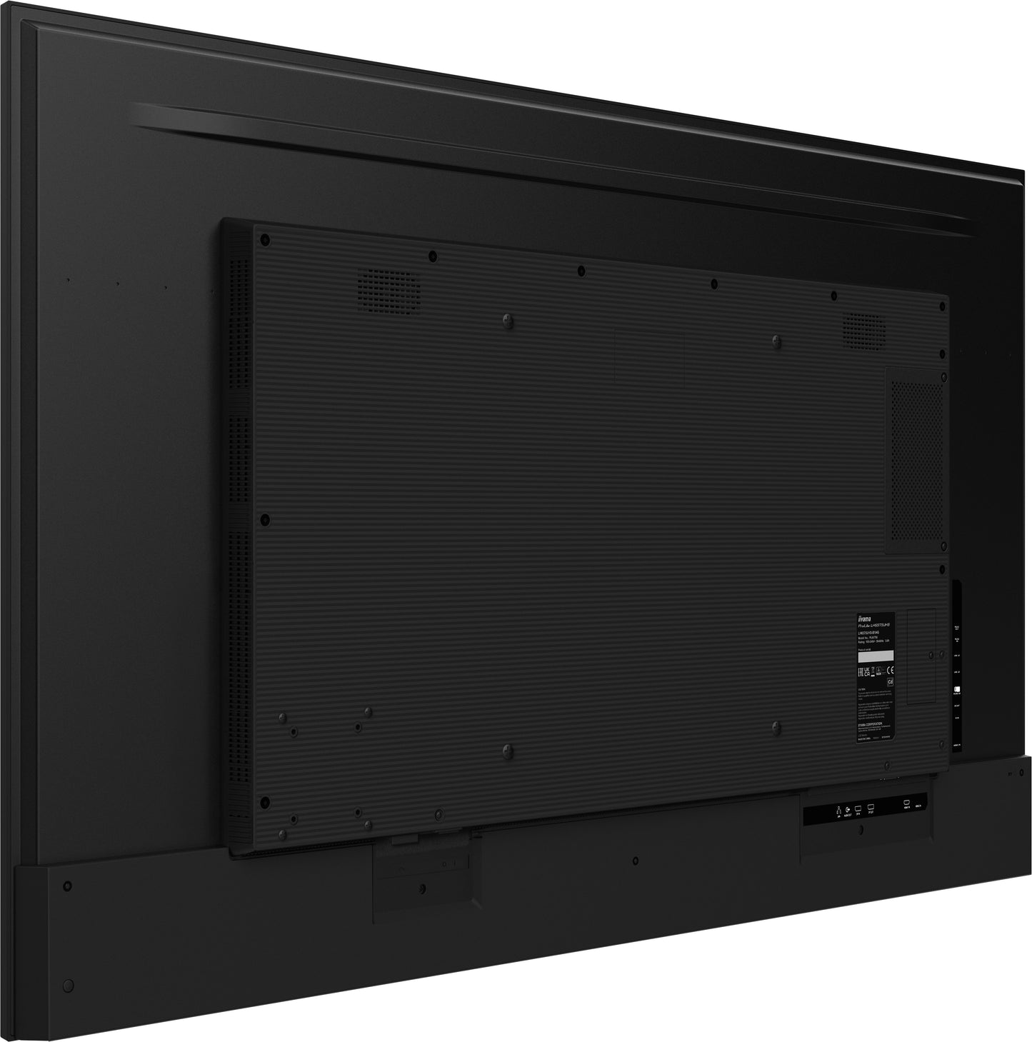 iiyama LH6565UHSB-B1 Signage Display Kiosk design 163.8 cm (64.5") LED Wi-Fi 800 cd/m² 4K Ultra HD Black Built-in processor Android 11 24/7