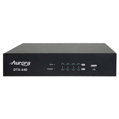 Aurora DTX-44D 4x4 Dante DSP with 4x4 analog in and out