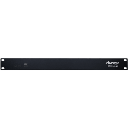 Aurora DTX-1616D 16x16 Dante DSP with 16x16 analog in and out