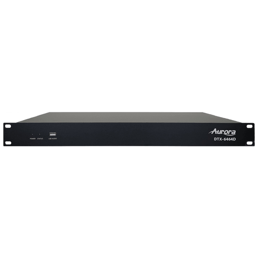 Aurora DTX-6464D 64x64 Dante DSP Aggregator