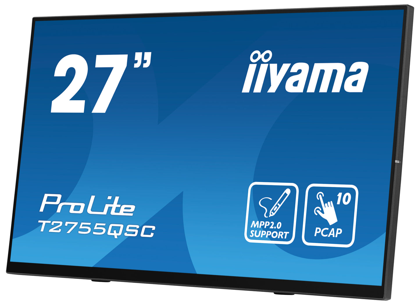 iiyama ProLite T2755QSC-B1 computer monitor 68.6 cm (27") 2560 x 1440 pixels Full HD LCD Touchscreen Black