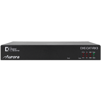 Aurora Multimedia DXE-CAT-RX3 HDBaseT Receiver w/Dual Relay & Audio