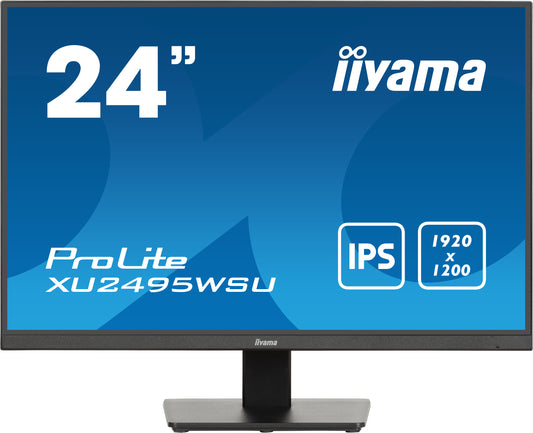 iiyama ProLite XU2495WSU-B7 computer monitor 61 cm (24") 1920 x 1200 pixels 4K Ultra HD LED Black