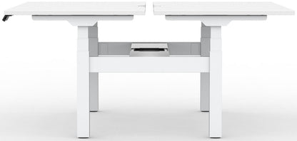 Formetiq B/H2B47S Alto 2 Back-To-Back Height Adjustable Desk with Scoop - (w) 1400 x (d) 700mm