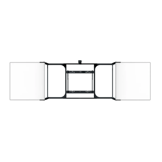 BalanceBox 988b84 Whiteboard Enamel WINX-4B 86": white, blank; white, blank