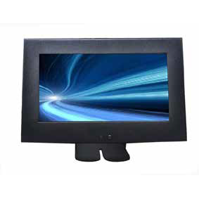 Vigilant Vision 7" LED Monitor. BNC & VGA. Metal Case With Glass Front