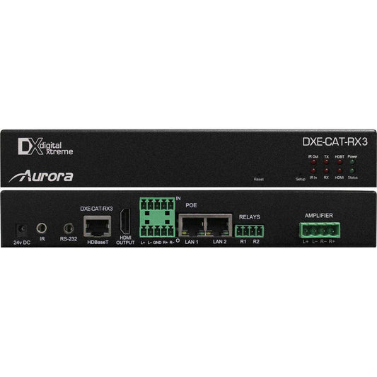 Aurora Multimedia DXE-CAT-RX3-A HDBaseT Receiver Audio Line In/Out