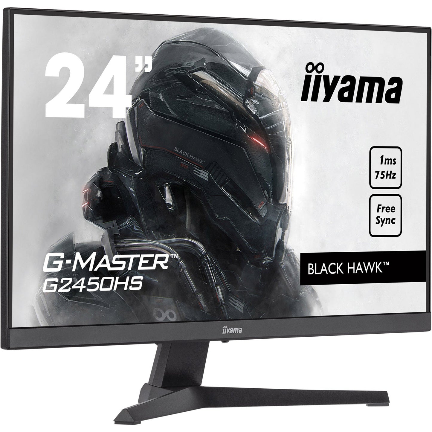 iiyama G-Master G2450HS-B1 24" VA 75Hz 1ms MPRT Black Hawk Gaming Monitor