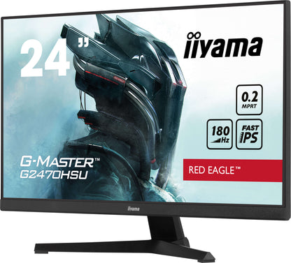 iiyama G-Master G2470HSU-B6 Red Eagle 24" Fast IPS 0.2ms 180Hz Gaming Monitor