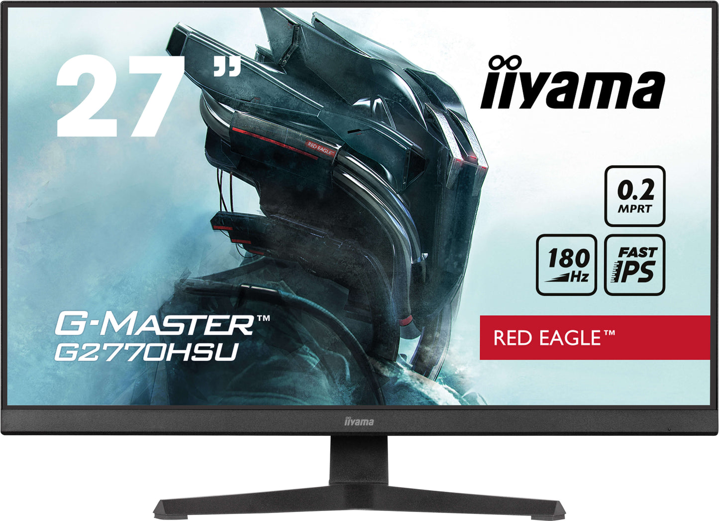 iiyama G-Master G2770HSU-B6 27" Red Eagle Fast IPS 0.2ms Gaming Monitor