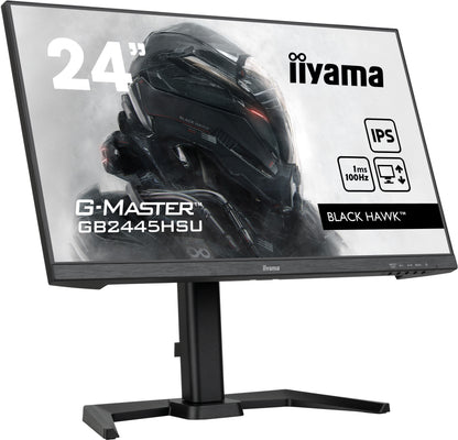 iiyama G-Master GB2445HSU-B1 Black Hawk 24" IPS 1ms Gaming Monitor