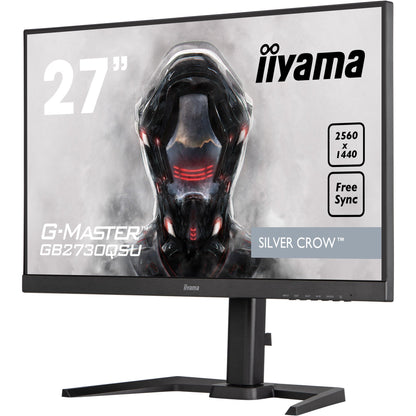 iiyama G-Master GB2730QSU-B5 Silver Crow 27" 2560x1440 1ms Gaming Monitor with Height Adjust Stand