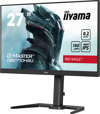 iiyama G-Master GB2770HSU-B6 Red Eagle 27" Fast IPS 0.2ms 180Hz Gaming Monitor