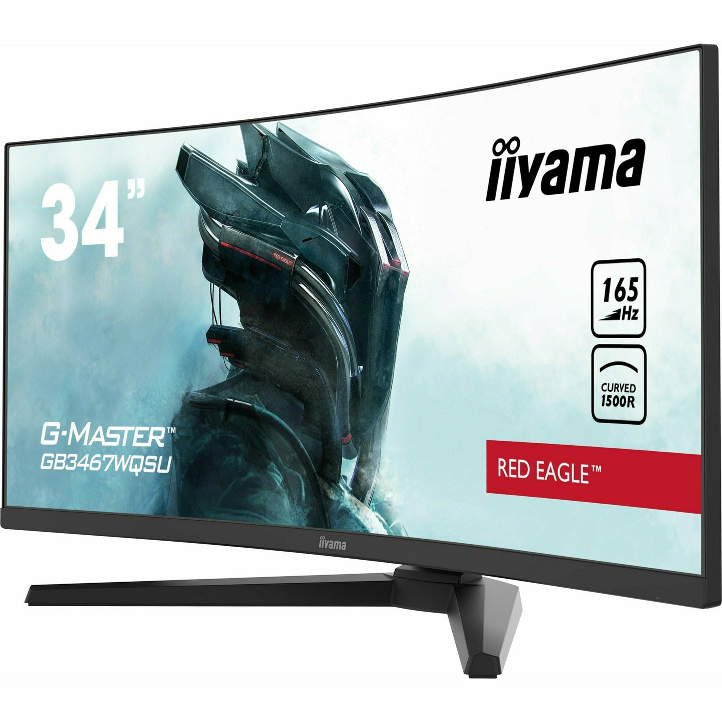 iiyama G-Master GB3467WQSU-B1 Red Eagle 34" Curved 1500R Gaming Monitor