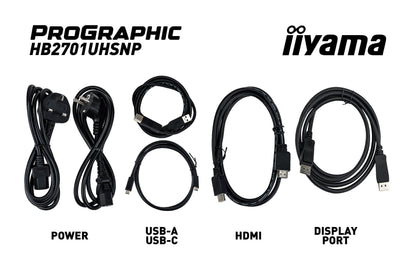 iiyama ProGraphics HB2701UHSNP-B1 27" 4K Pantone Validated Colour Display