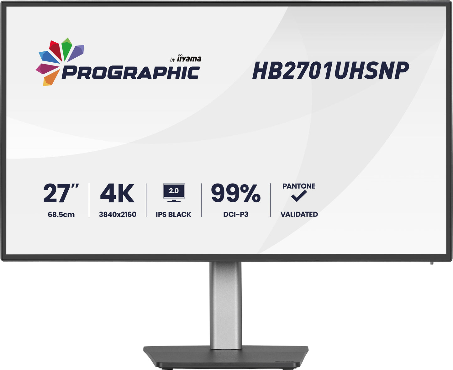 iiyama ProGraphics HB2701UHSNP-B1 27" 4K Pantone Validated Colour Display