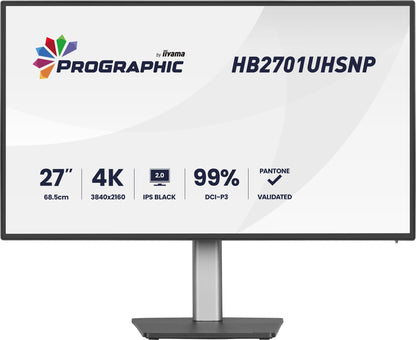 iiyama ProGraphics HB2701UHSNP-B1 27" 4K Pantone Validated Colour Display
