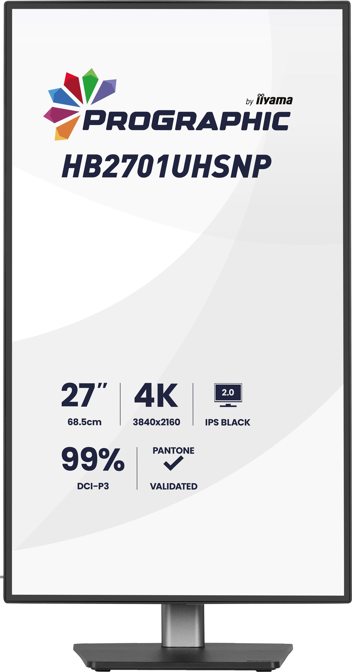 iiyama ProGraphics HB2701UHSNP-B1 27" 4K Pantone Validated Colour Display
