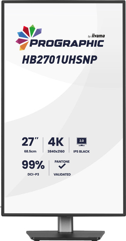 iiyama ProGraphics HB2701UHSNP-B1 27" 4K Pantone Validated Colour Display