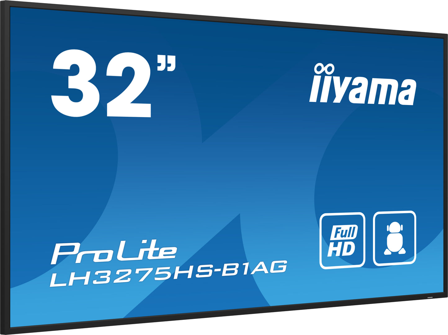 iiyama ProLite LH3275UHS-B1AG 32" 4K UHD 24/7 Display with Android OS, FailOver and Intel SDM slot