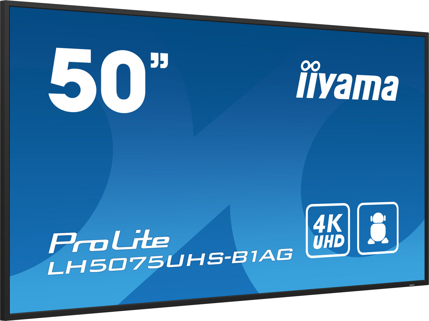 iiyama ProLite LH5075UHS-B1AG 50" 4K UHD 24/7 Display with Android OS, FailOver and Intel SDM slot