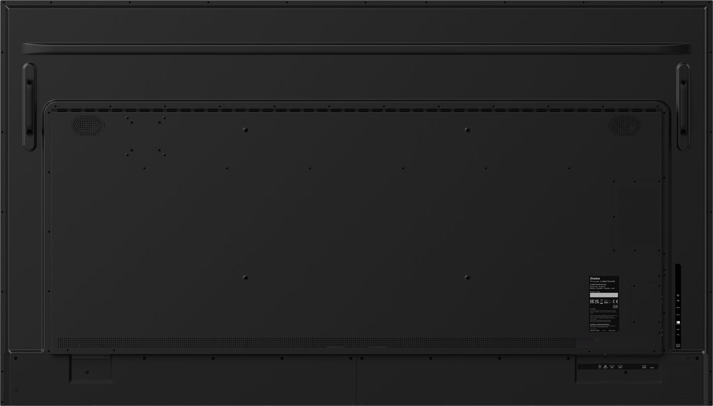 iiyama ProLite LH8675UHS-B1AG 86" 4K UHD 24/7 Display with Android OS, FailOver and Intel SDM slot