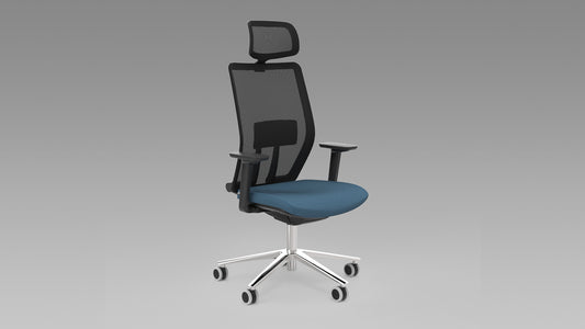 Formetiq B/ZMCN-3S-PUK09 Monza Mesh Task Chair