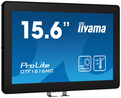 iiyama ProLite OTF1616MC-B1 15.6" PCAP IP65 Open Frame Touch Screen