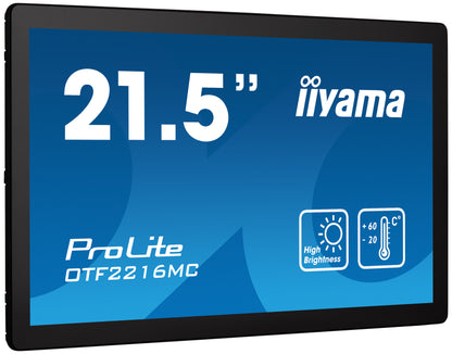 iiyama ProLite OTF2216MC-B1 22" PCAP Edge-to-Edge Open Frame Touch Screen