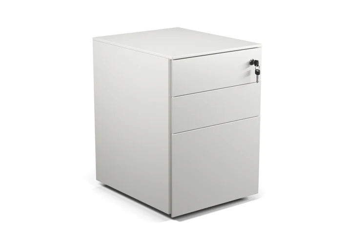 Formetiq PMS4521 Cube Steel Pedestal 2 Personal Drawers 1 File Drawer