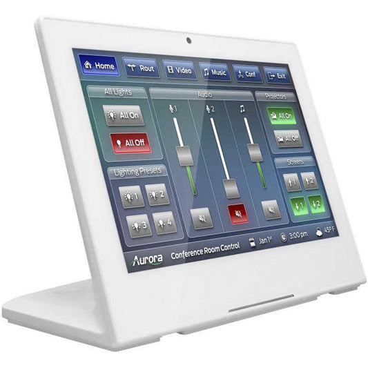 Aurora RXT-10D-W 10in desktop ReAX IP Touch Panel Control System White