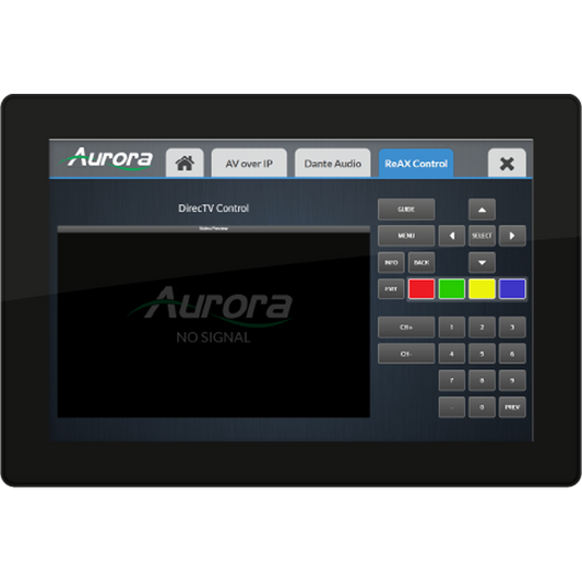 Aurora Multimedia RXT-10VS-B 10.1" VESA Mount ReAX Touch Panel Control System (Black)