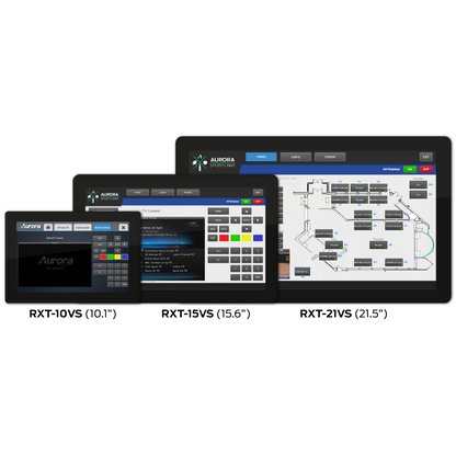 Aurora Multimedia RXT-15VS-B 15.6" VESA Mount ReAX Touch Panel Control System (Black)