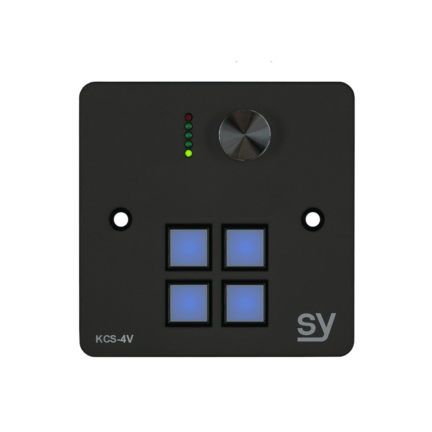 SY 4 button Keypad Controller with rotary volume control. In Black