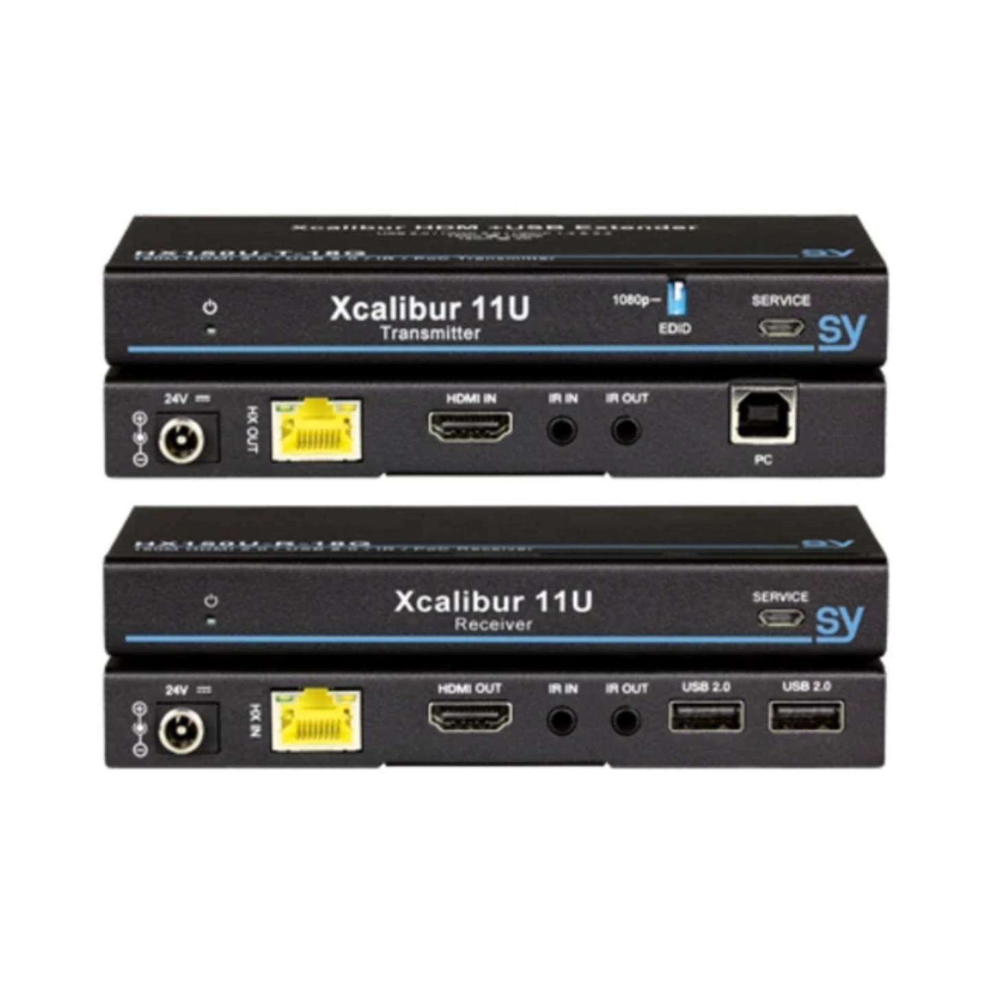 SY HX150-11U-18G-SET – Xcalibur 11U HDMI + USB 100/150m Extender Set