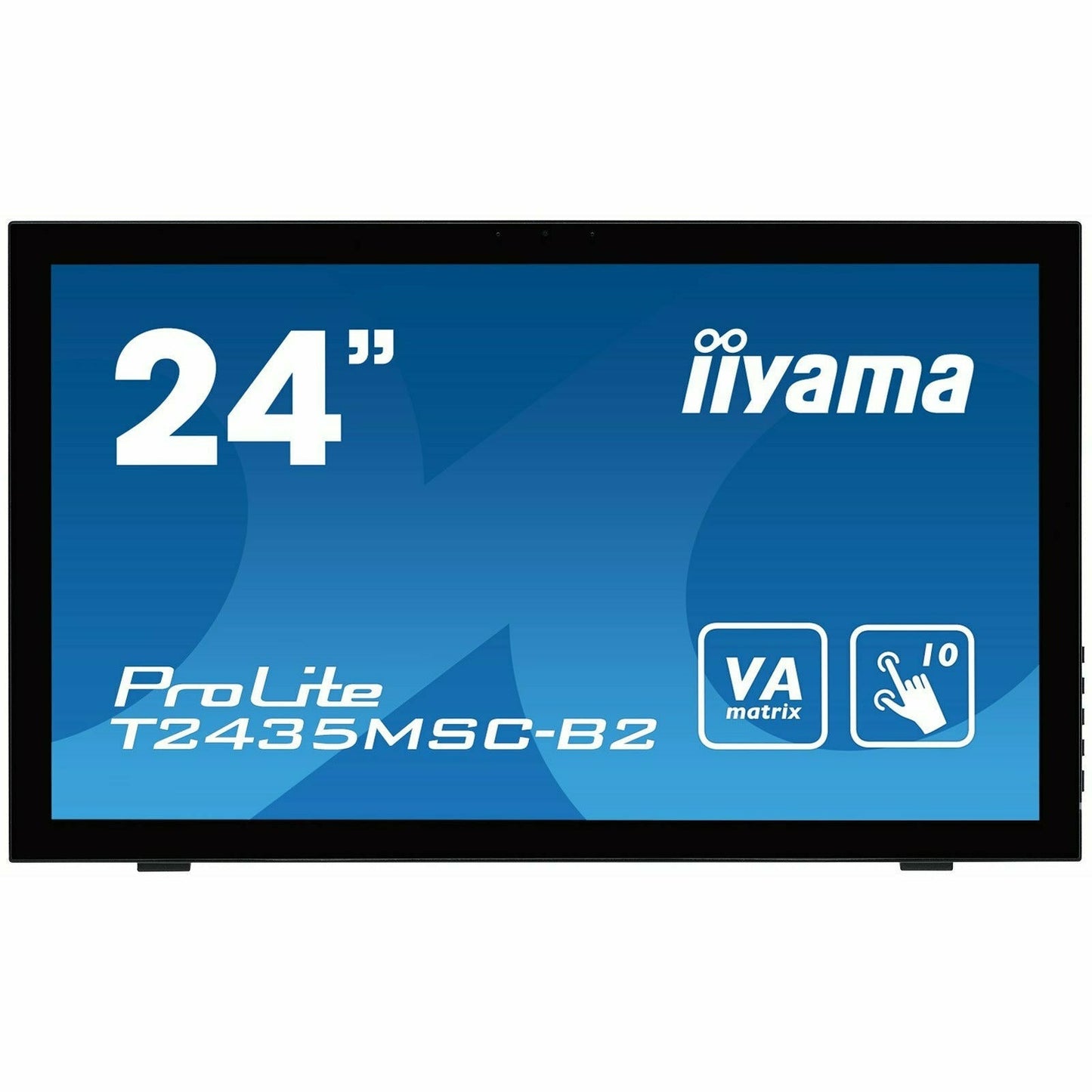 iiyama ProLite T2435MSC-B2 24" 10 pt Touch screen Display with Integrated Webcam